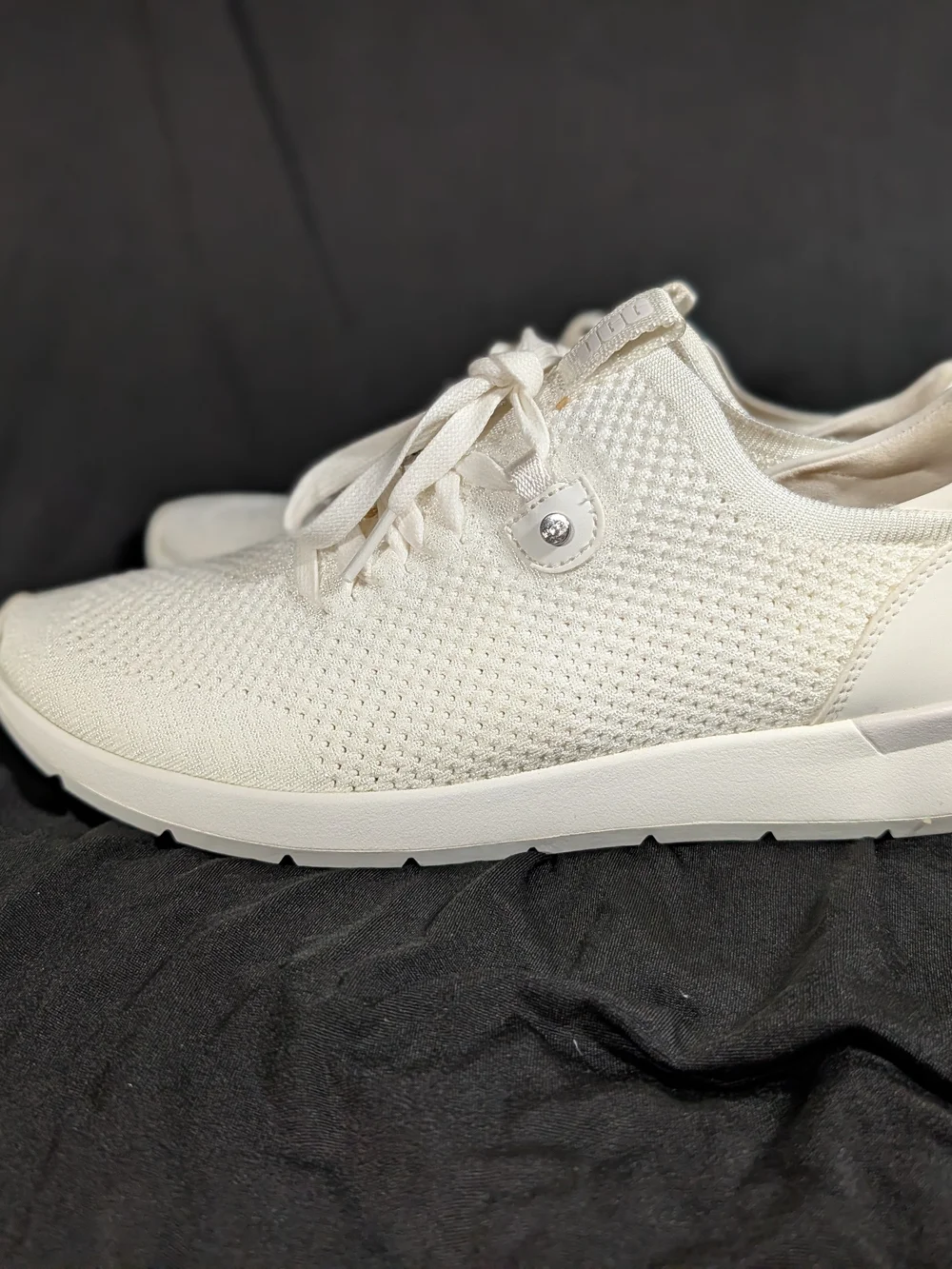 UGG Women’s Knit Lace-Up Sneakers in Cream